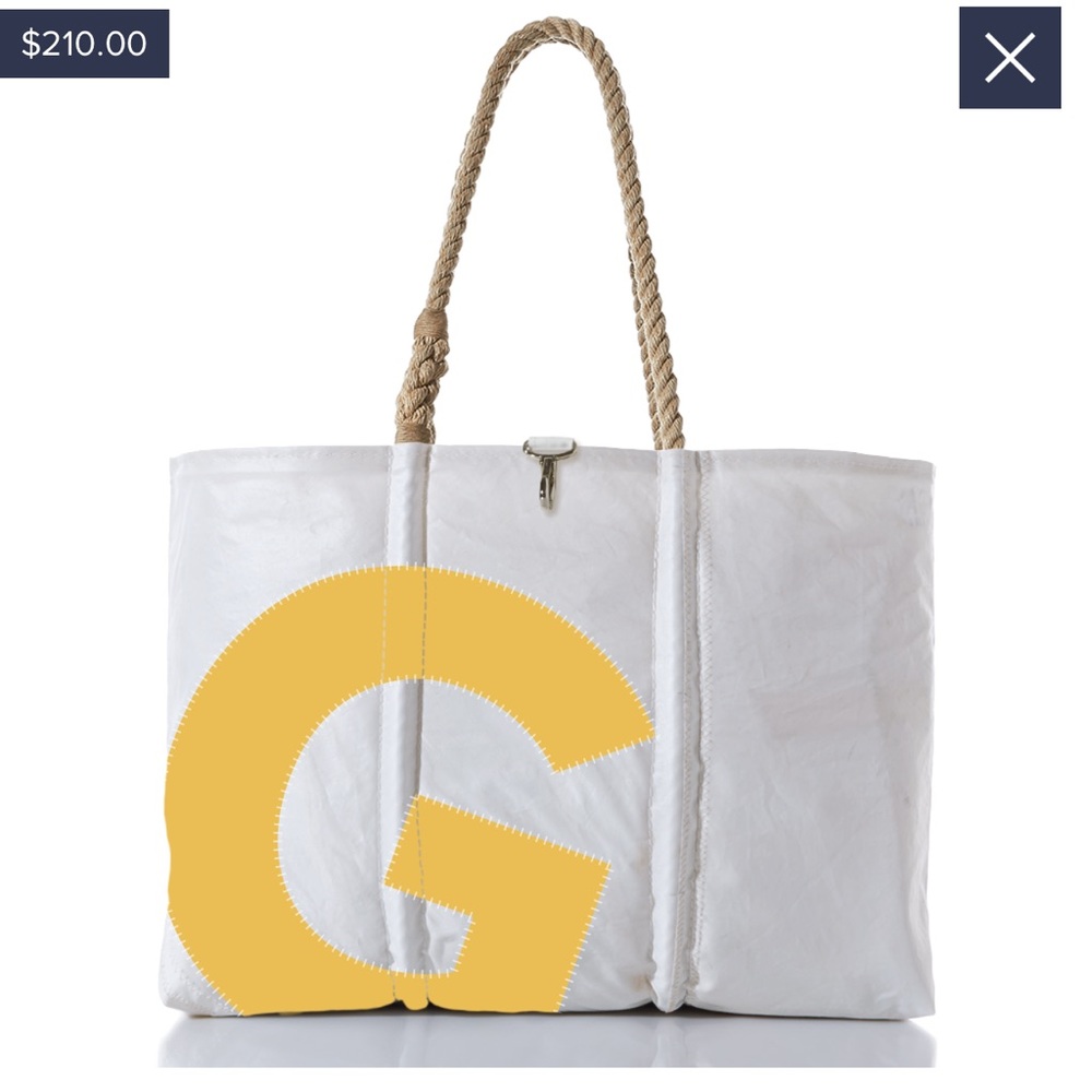 EUC - Maine Sea Bags Custom Large Tote